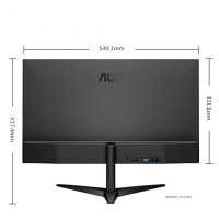 AOC 显示器 24B1H 23.6英寸VA广视角屏 不闪屏 HDMI全高清显示器 昆明电脑批发 云南电脑商城
