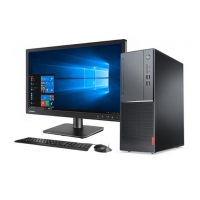 联想（Lenovo） 扬天M5300k商用办公台式电脑整机 A10-8770 标配4G内存 1T 集成 W10 主机+商用19.5英寸显示器
