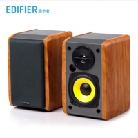 漫步者（EDIFIER） 漫步者R1000BT蓝牙音箱 木质有源音箱2.0声道多媒体电脑音响 木纹 R1000BT