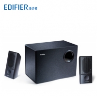 Edifier/漫步者 R201V 多媒体2.1声道有源电脑音箱 低音炮音响 黑色