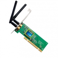 TP-LINK 台式机电脑内置PCI-E插口无线网卡 支持模拟AP接收器 TL-WN851N 单频300M PCI插口