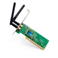 TP-LINK 台式机电脑内置PCI-E插口无线网卡 支持模拟AP接收器 TL-WN851N 单频300M PCI插口