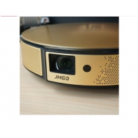 坚果投影仪家用高清3D智能微型无线wifi无屏电视家庭投影机 悦影E8 +落地支架