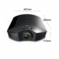 索尼（SONY）投影仪 高清家用 1080P投影机 VPL-HW48（黑） 官方标配