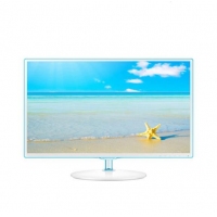 三星S24D360HL 23.6英寸PLS高清屏幕白色液晶电脑显示器