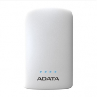 ADATA/威刚 P10050V 10050M毫安充电宝手机移动电源双USB接口 带LED照明功能 白色