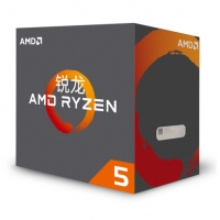 AMD Ryzen5 1600X六核12线程锐龙R5台式机电脑盒装CPU处理器