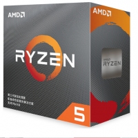AMD锐龙5 3600 处理器 (r5)7nm 6核12线程 3.6GHz 65W AM4接口 盒装CPU 云南电脑批发