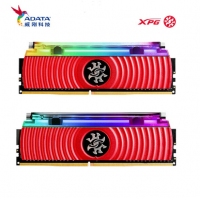 威刚XPG 龙耀系列D80 DDR4 16G（8G*2） 4133 台式机内存条内存卡 RGB液冷灯条马甲条 云南电脑批发