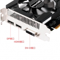 映众 GeForce GTX1050TI 黑金至尊版4G/128Bit GDDR5台式机电脑独立显卡吃鸡 云南电脑批发