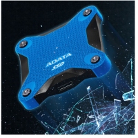 威刚（ADATA）移动硬盘 固态（PSSD) USB3.1 SD600Q 蓝色 480GB