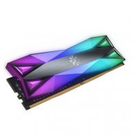 威刚（ADATA）台式机内存 XPG龙耀 D60G DDR4 3000 8G （RGB灯条）幻彩灯光内存 单条 云南电脑批发