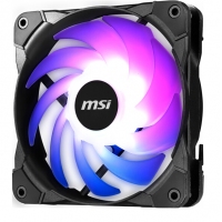 微星 (MSI) 机箱炫光风扇 散热器套装 （PWM智能调速/电脑机箱/风冷/3个12CMARGB风扇）