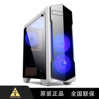 金河田预见N13台式机电脑机箱游戏水冷ATX大板机箱背线