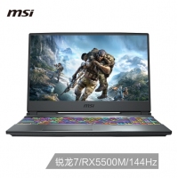 微星（MSI）Alpha15 15.6英寸游戏笔记本电脑(标压锐龙7 3750H 16G 512G SSD RX5500M独显 144Hz电竞屏 )（Alpha 15 A3DDK-015CN）