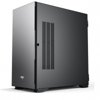 aigo爱国者YOGO K1钛灰色 超高兼容性 9风扇位 电脑机箱（支持E-ATX/ATX主板/双360水冷/钢化玻璃