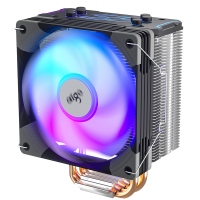 aigo爱国者冰锋400S 风扇CPU散热器RGB炫彩电脑台式机静音多平台散热器