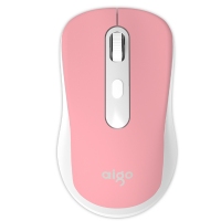 (aigo)爱国者M21 粉色 静音鼠标 带DPI切换笔记本台式机鼠标