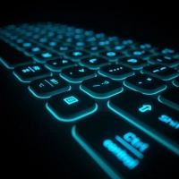 爱国者(aigo) V800钛灰键盘 有线键盘 双系统静音键盘 适配苹果Mac RGB光 超薄铝合金 苹果笔记本电脑 钛灰