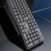 爱国者K120有线USB键盘 台式机笔记本外接USB键盘办公键盘（适用于台式机 USB键盘）