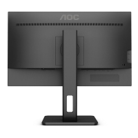 AOC U27P2C 27英寸 4K高清 Type-C 65W反向充电 IPS技术 旋转升降 家用设计办公液晶电脑屏