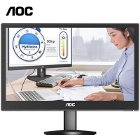AOC电脑显示器 15.6英寸可壁挂 LED背光节能环保 商务办公显示屏E1670SWUE