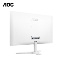 AOC电脑显示器 24英寸LED全高清HDMI接口 VA广视角显示屏 液晶屏幕 24B1XHM/WW（白色）