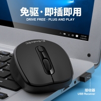 蝰蛇W500 白色 无线2.4G鼠标光电笔记本台式电脑便携办公商务游戏