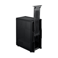 威刚(ADATA)XPG STARKER AIR BLACK 入侵者 烈日版 黑色高端电竞游戏机箱 钢化玻璃侧透