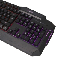 西部猎人 K309 黑色 专业电竞游戏机械键盘 青轴网吧网咖游戏