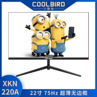 COOLBIRD小酷鸟 XKN-220A 22寸 平面无边框/V型底座 黑色液晶显示器 HDMI+VGA