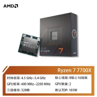 【R7-7700X整机】AMD锐龙R7 7700X/32G内存/1T固态/RTX4070TI显卡/高端电竞设计整机