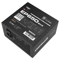 爱国者（aigo） EP650 额定650W 机箱电脑电源(80Plus白牌/主动式PFC/支持背线/大单路12V）