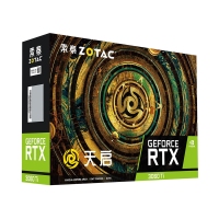 索泰（ZOTAC）RTX 3060Ti-8GD6 天启 OC 电竞设计3D游戏显独立卡