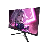 酷乐COOLLE SR270 27寸1K 165Hz黑色平面无边框电竞显示器 V型底座 HDMI+DP