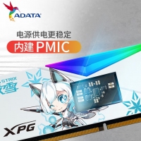 威刚 XPG 龙耀LANCER 吹雪DDR5 6400 64G（32G*2）海力士A-die颗粒 吹雪联名内存RGB灯条（釉白）