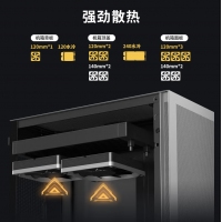 爱国者（aigo）YOGO M2 Performance性能版黑色 电脑主机箱