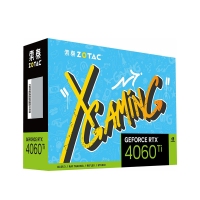 索泰（ZOTAC）RTX 4060Ti-8GB X-GAMING OC 3D渲染设计 电竞游戏独立显卡