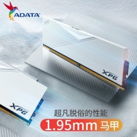 威刚（ADATA）XPG 游戏电竞台式机电脑超频内存条 DDR5 16G 6000 釉白 高效提速 畅玩游戏