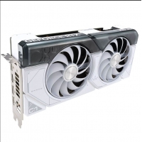 华硕（ASUS）DUAL-RTX4070-O12G-WHITE白色 电竞游戏电脑独立显卡