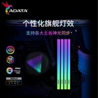 威刚(ADATA) XPG 龙耀D35G 8G 3200 RGB酷黑灯条 DDR4 台式机内存条