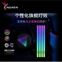 威刚(ADATA) XPG 龙耀D35G 16G 3200 RGB釉白灯条 DDR4 台式机内存条