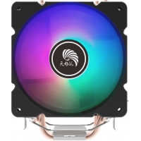 天极风散热器 麒麟A400Plus塔式四铜管多平台式电脑主机CPU散热器RGB风扇
