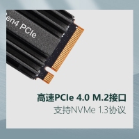 美商海盗船(USCORSAIR) 2TB SSD固态硬盘 M.2接口 PCI-E 4.0(NVMe协议) MP600 电竞版