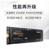 三星 250GB M.2接口(NVMe协议) 970 EVO Plus（MZ-V7S250B）台式机 笔记本通用固态硬盘