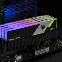 宏碁掠夺者（PREDATOR）炫光星舰 6400 32G(16G×2) DDR5 黑色内存 A-die超频颗粒 电竞高频马甲RGB灯条 昆明内存批发