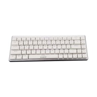 西部猎人 V400W 青轴（白色） 68键三模超薄矮轴机械键盘 昆明键盘批发