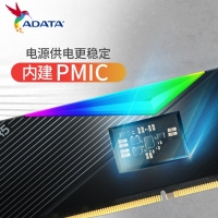 威刚XPG LANCER RGB 32G-6400(16GX2)灯条(黑）DDR5