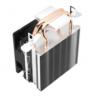 爱国者（aigo）冰锋200S 黑色无光版 全平台 CPU双铜管风冷散热器 （PWM风扇/附硅脂）