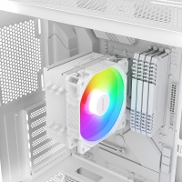 爱国者散热 冰锋600S 白色炫彩版 Intel平台 电脑台式机CPU静音散热器